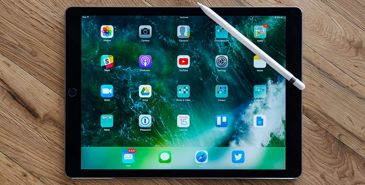 iPad Pro 12.9" с стилусом